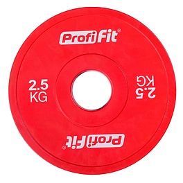 Диск обрезиненный цветной D51 мм PROFI-FIT 2,5 кг