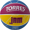 Мяч баск. TORRES Jam, B023123, р.3, резина, нейлон. корд, бут. кам., син-желто-малиновый